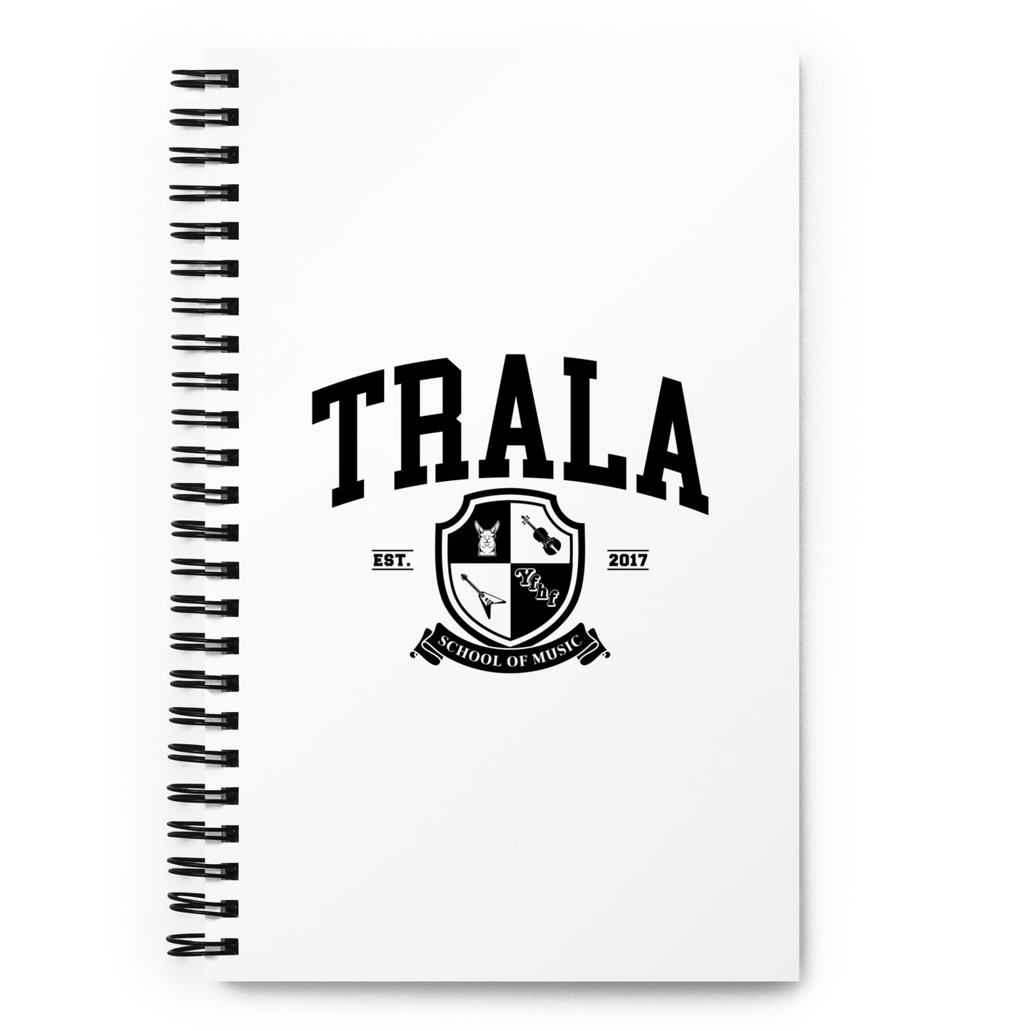 Trala School of Music notebook
